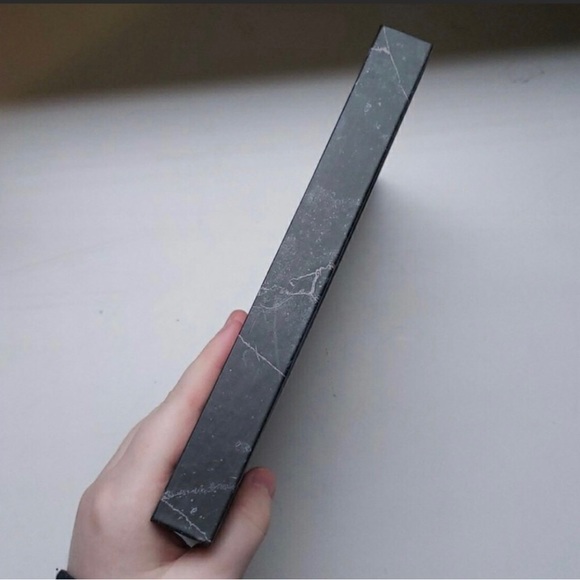 New Journal Black, Blue, & Rose Gold "Blessed" Marble Pattern Notebook Book - Picture 4 of 7